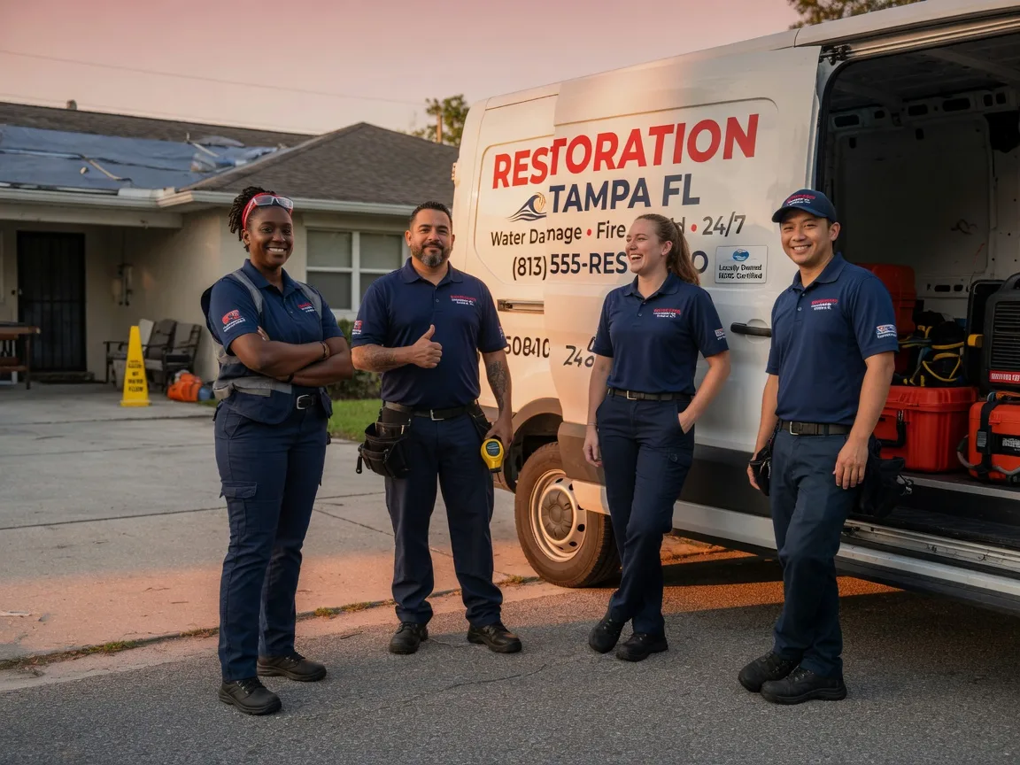 Water Damage Restoration company in Sublime, TX